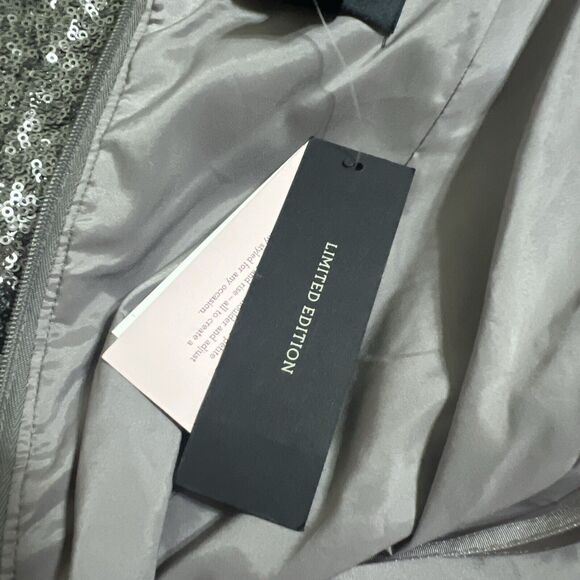 Banana Republic x L'Wren Scott Silver Sequin Limited Edition PartyDress Size 10p - Picture 7 of 7